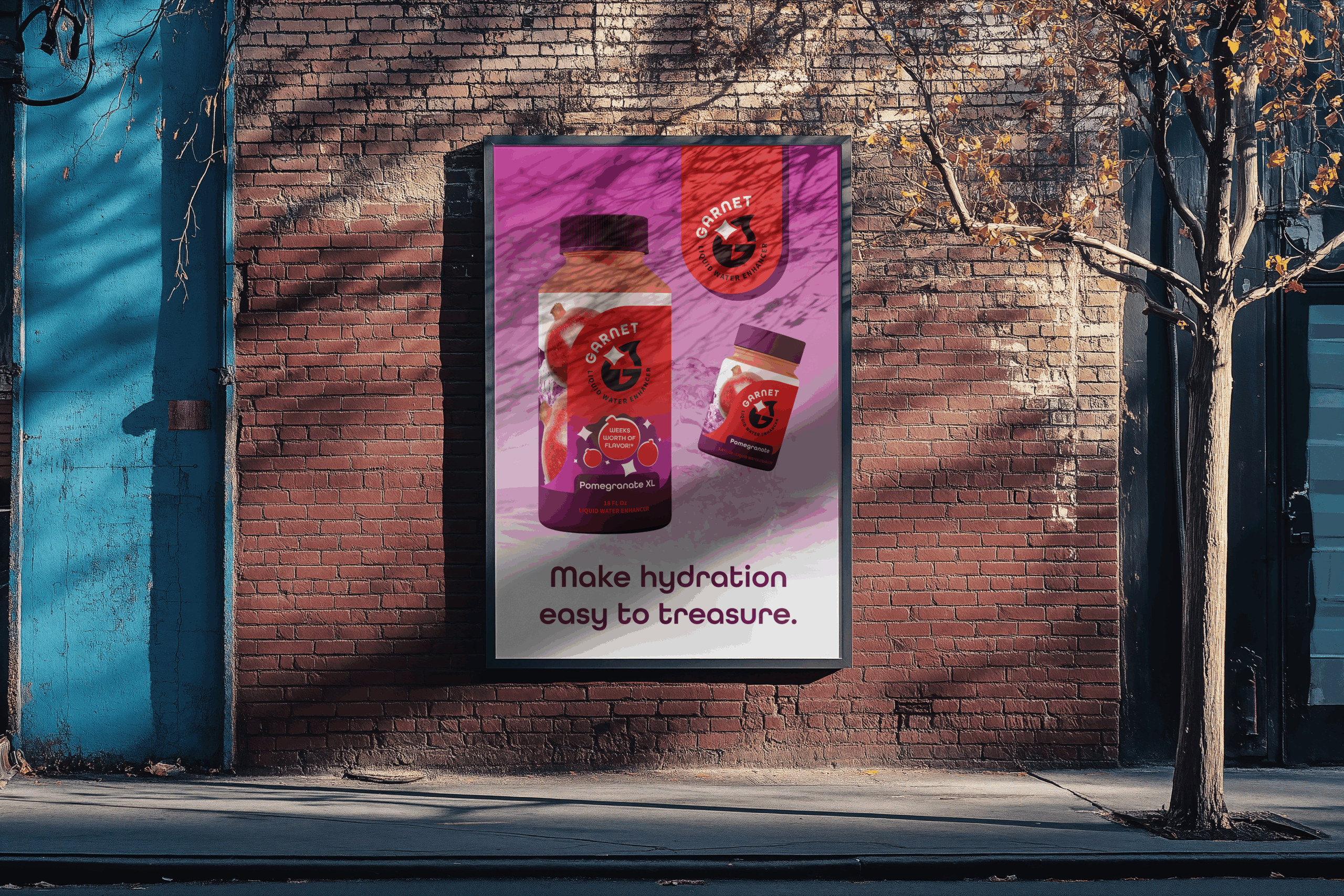 GARNET Brick Wall Mockup